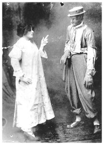 Morton and vaudeville partner Rosa Brown c1914